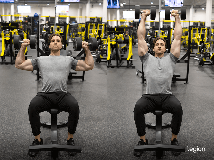 Dumbbell shoulder press